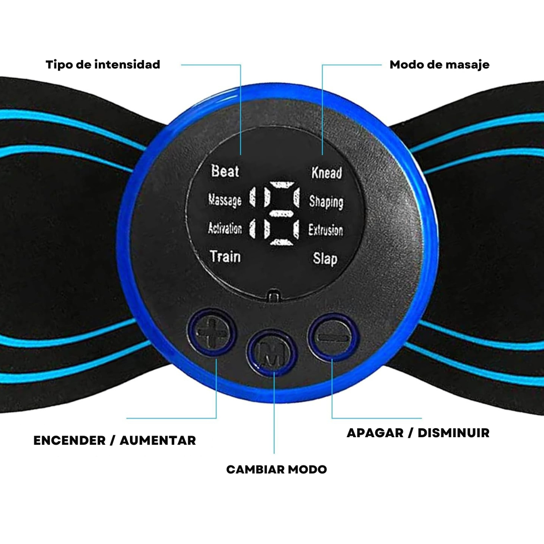 Mini masajeador muscular eléctrico EMS